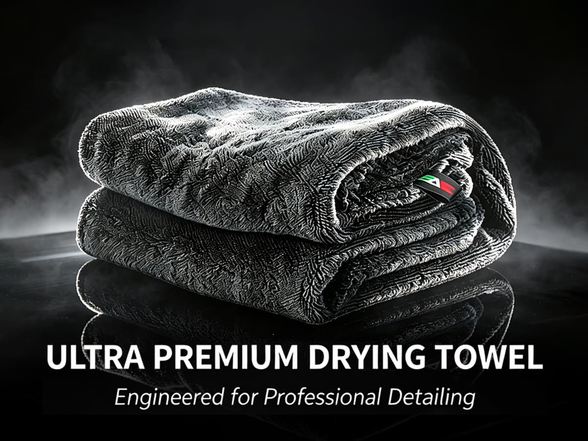 EAC Twisted Loop Microfiber Car Drying Towel 1300 Super Absorbent