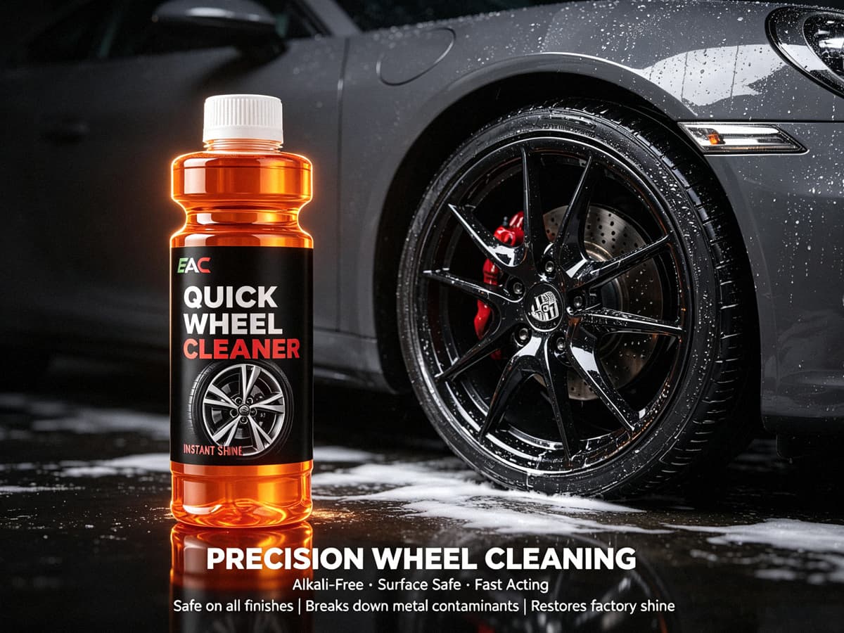 EAC Quick Wheel Cleaner 500ml | Alkali-Free Alloy Wheel Brake Dust Remover
