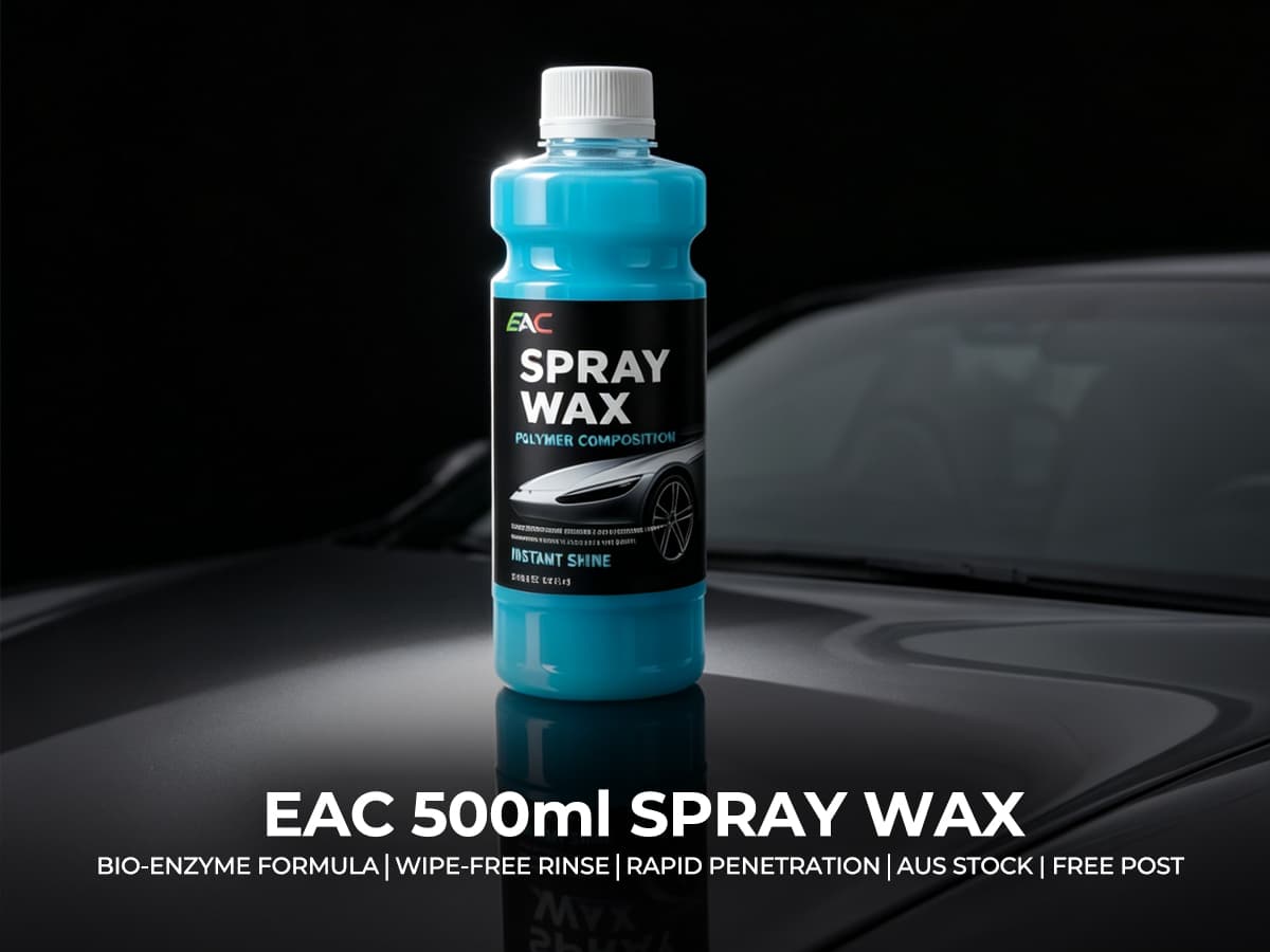 EAC Car Spray Wax 500ml | Polymer Instant Shine Micro-Scratch Remover